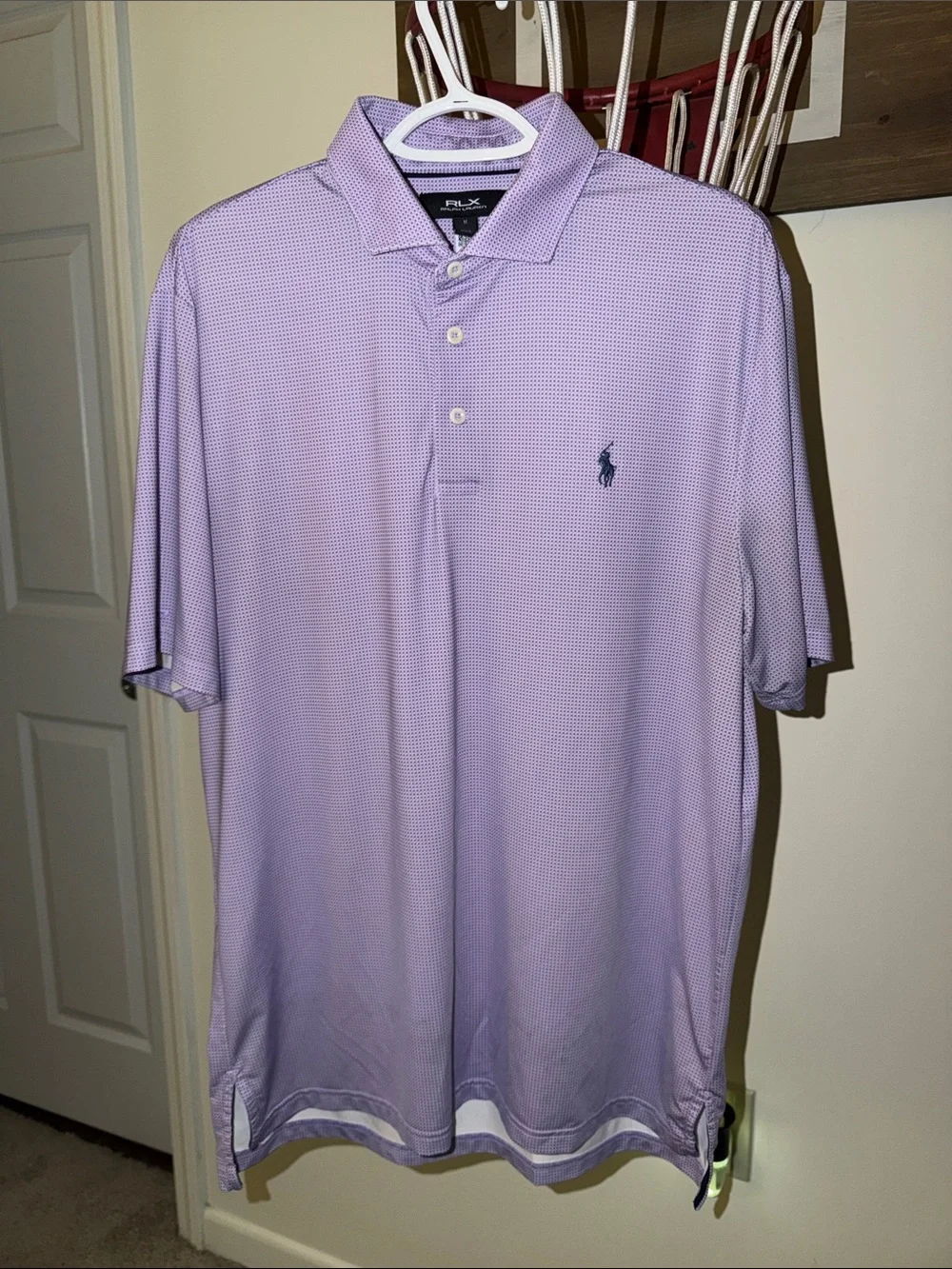 2025 Ralph Lauren RLX Performance Polo (Purple) - Size M